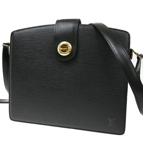 LOUIS VUITTON LV Capucines Shoulder Bag Epi Leather Black France M52342 34KB396 - Picture 9 of 16